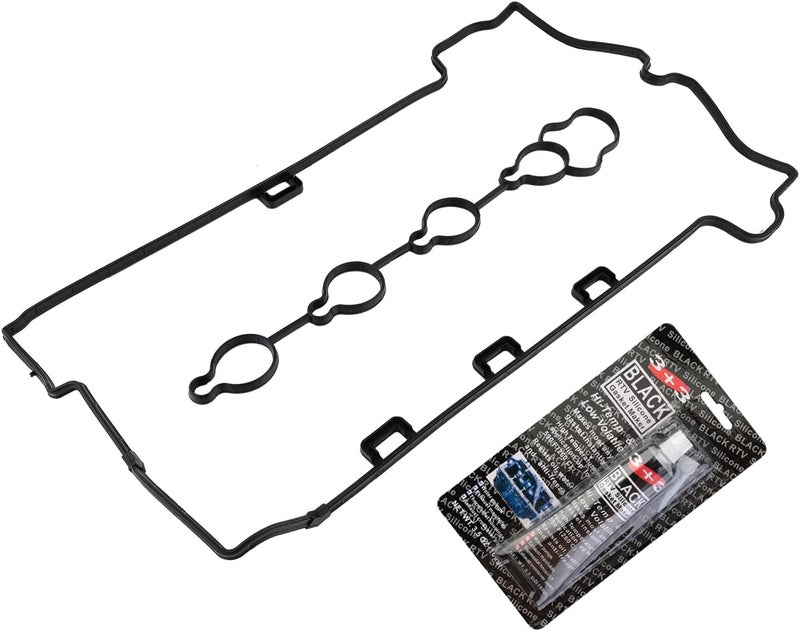 Cybal 12609291 12608604 VS50778R Engine Valve Cover Gasket & Gasket Maker 3oz Fit 08-17 2.0L 2.4L 4L Buick Lacrosse Regal Verano Chevy Captiva Sport Cobalt Equinox HHR Impala GMC Terrain Pontiac Solstice - Image 3